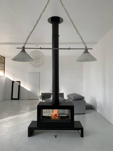 Installation d’un poêle à bois double face Seguin sur Rognes