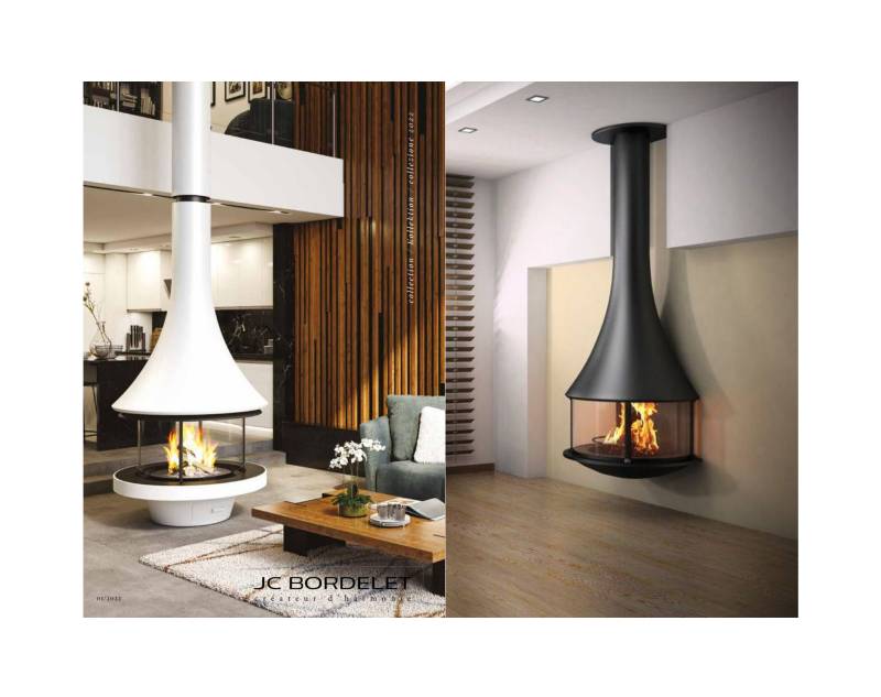 DECOUVREZ LE CATALOGUE - Cheminées à bois Design JC BORDELET MURALE