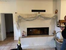 Notre zone d'activité pour ce service Transformation d'une vieille cheminée avec un insert moderne