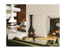 Notre zone d'activité pour ce service Pose d'une cheminée multiface pivotante chez un particulier à